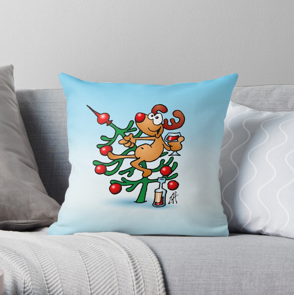 rudolph the red nosed reindeer pillow