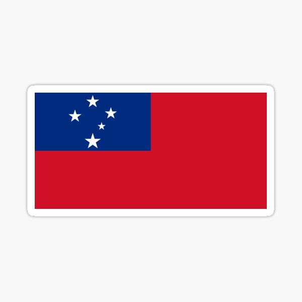 Aufkleber Samoa Auto Aufkleber Samoa Flagge 3D Fahne Motorrad Sticker