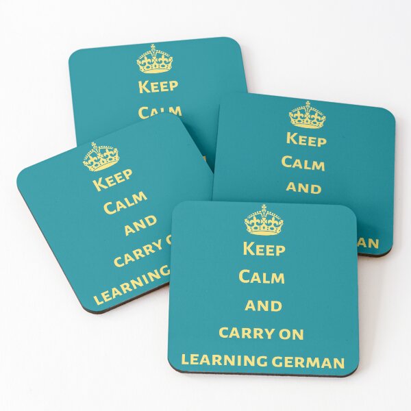 Item preview, Keep Calm and Carry on Learning German designed and sold by Time4German.