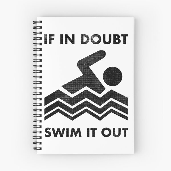 Item preview, If in doubt, swim it out - fun swim quote designed and sold by infleims.