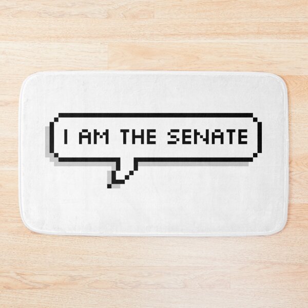 Item preview, I am the Senate Pixel Speech Bubble designed and sold by Lemon  Merch.