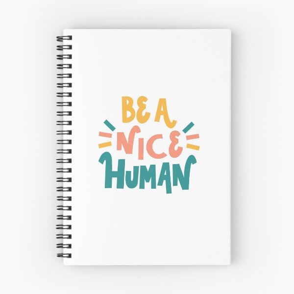 Item preview, Be a Nice Human designed and sold by Stephanie Vanden Hoek.