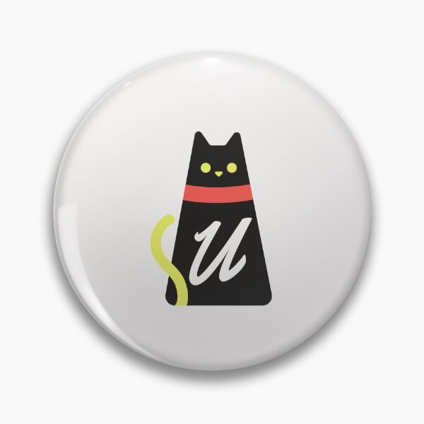 Item preview,   Alphabet  initial Letter U and black,red and yellow  cat designed and sold by dygo1986.