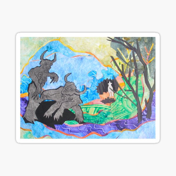 Rumbling Brothers at Rumbling Bald Mountain Sticker