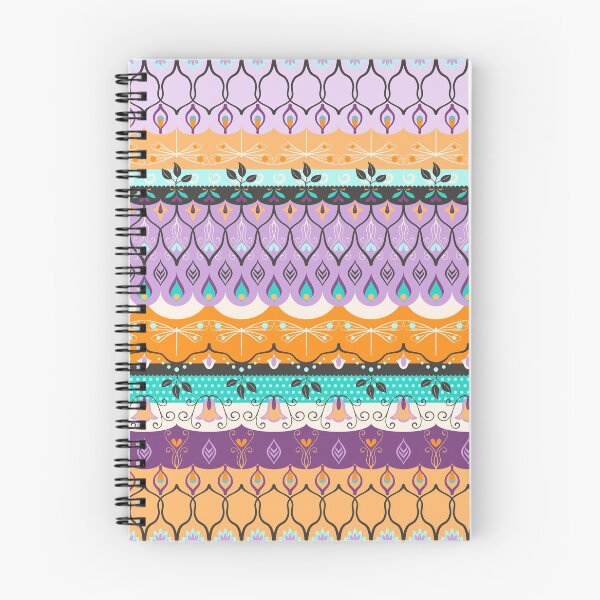 Item preview, Boho Dragonfly Purple Orange Turquoise Pattern designed and sold by Diana Garrison.