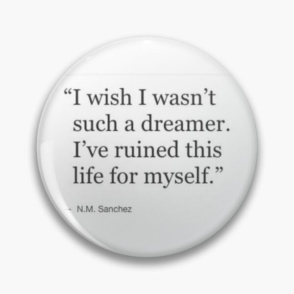 Item preview, I wish I wasn't such a dreamer. I've ruined this life for myself. designed and sold by junimos.