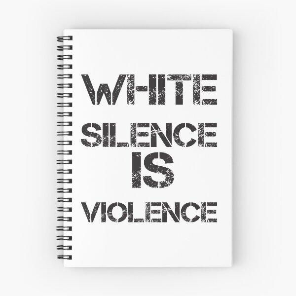 Item preview, White Silence is Violence  designed and sold by AYMEDD.