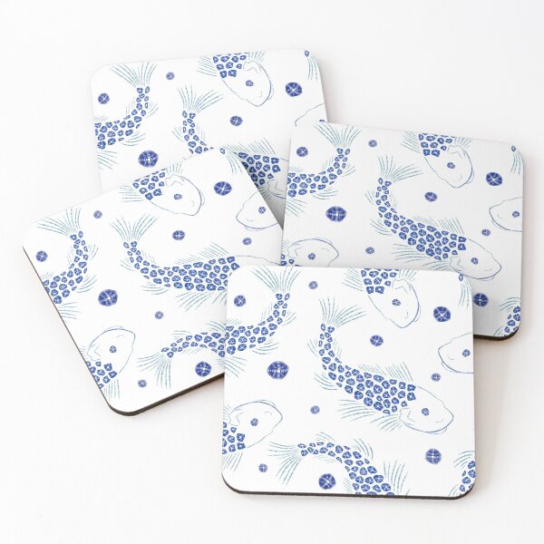 Item preview, Shibori Fish White designed and sold by artypeaches.