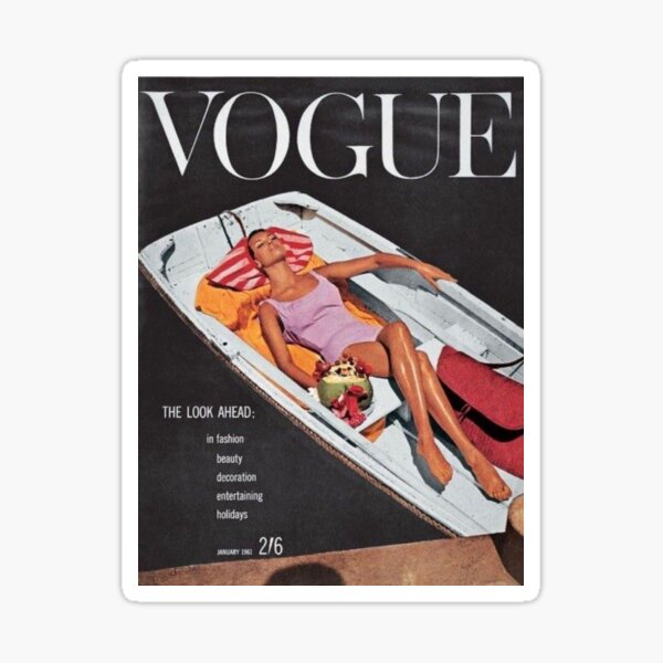 Vogue: January 1951 Sticker