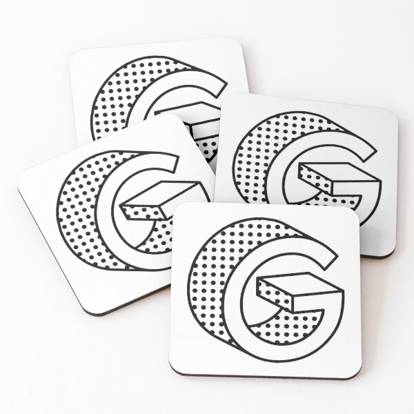 Item preview, 3D Ben Day Dot Isometric Letter G designed and sold by murialbezanson.