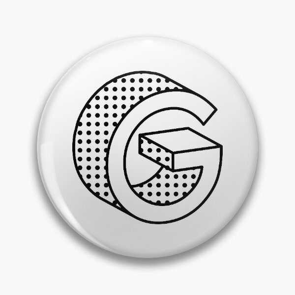 Item preview, 3D Ben Day Dot Isometric Letter G designed and sold by murialbezanson.