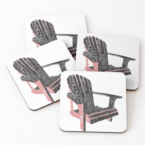 Artikelvorschau, Muskoka Stuhl (Black and Dusty Rose) entworfen und verkauft von artbymegan-p.