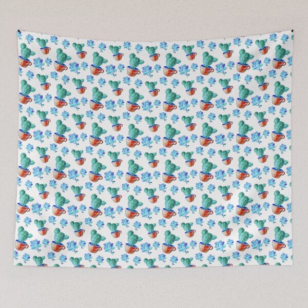 Item preview, Succulent cactus pattern designed and sold by Brian Kroijer.