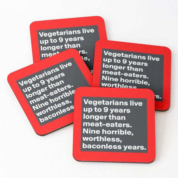 Item preview, VEGETARIANS LIVE LONGER? designed and sold by CCCREW.