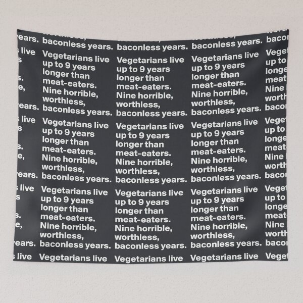 Item preview, VEGETARIANS LIVE LONGER? designed and sold by CCCREW.