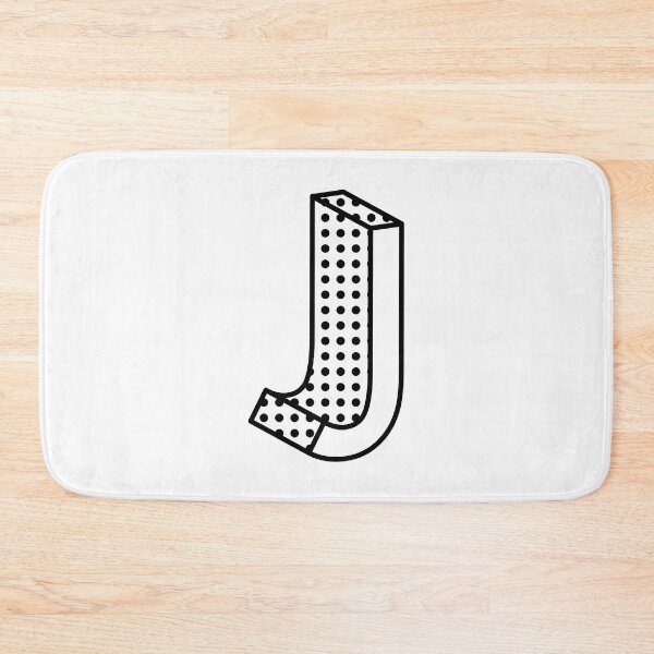 Item preview, 3D Ben Day Dot Isometric Letter J designed and sold by murialbezanson.