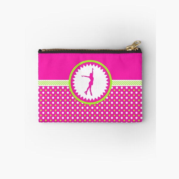 Item preview, Figure Skating - Pink and Green Polka-Dots designed and sold by gollygirls.