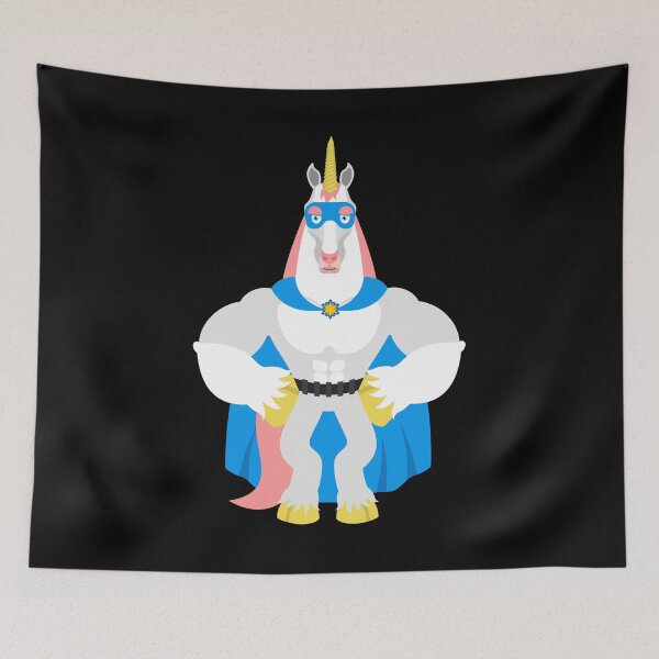 Item preview, Cute dad Unicorn Dadacorn Superhero Fantasy horse designed and sold by hasnimed.