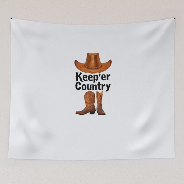 Item preview, Keep er Country Cowboy Hat Boot Combo designed and sold by Autographix.