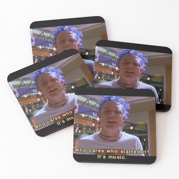 Item preview, SLC Punk Stevo 'Who cares who started it? It's music.' designed and sold by aceandjack.