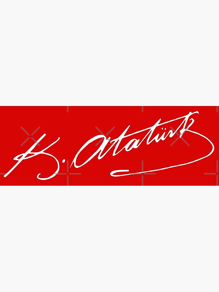 Mustafa Kemal Atatürk Signature Unlined Hard Cover