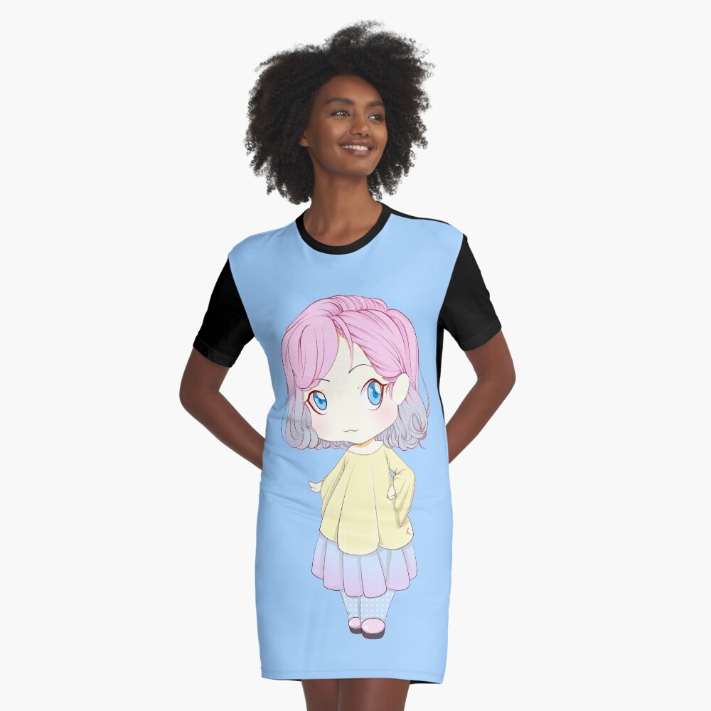 Item preview, Graphic T-Shirt Dress designed and sold by Hawa777ARTS.