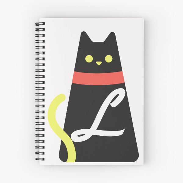 Item preview,   Alphabet  initial Letter L and black,red and yellow  cat designed and sold by dygo1986.