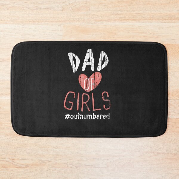 Item preview, Funny Fathers Day Gift Dad of Girls Outnumbered – Father's Day Gift from Daughters Girly Design designed and sold by Jake  Knifer.