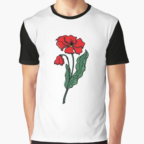 Flor Roja. Graphic T-Shirt
