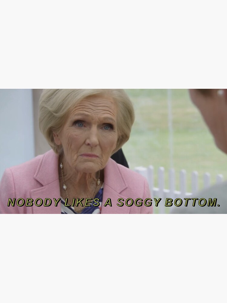 ""Soggy bottom"" Sticker by lilsammi Redbubble