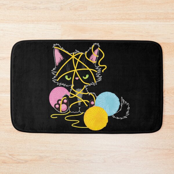 Item preview, Bad Day - Black Kitten Misbehaving and Into Mischief  designed and sold by ColorfulMystic.