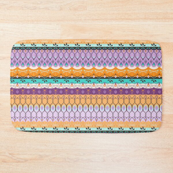 Item preview, Boho Dragonfly Purple Orange Turquoise Pattern designed and sold by Diana Garrison.