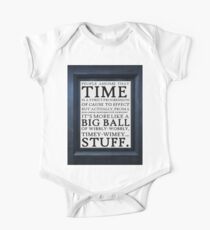 Wibbly-Wobbly, Timey-Wimey.. Stuff! One Piece - Short Sleeve