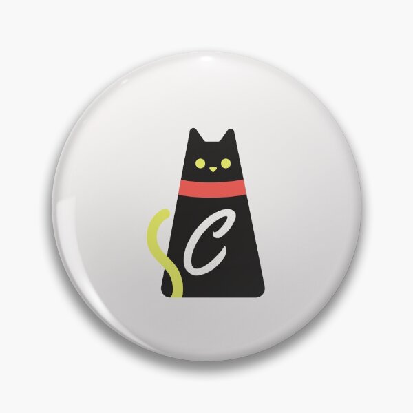Item preview,  Alphabet  initial Letter C and black,red and yellow  cat designed and sold by dygo1986.