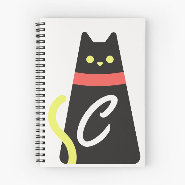 Item preview,  Alphabet  initial Letter C and black,red and yellow  cat designed and sold by dygo1986.
