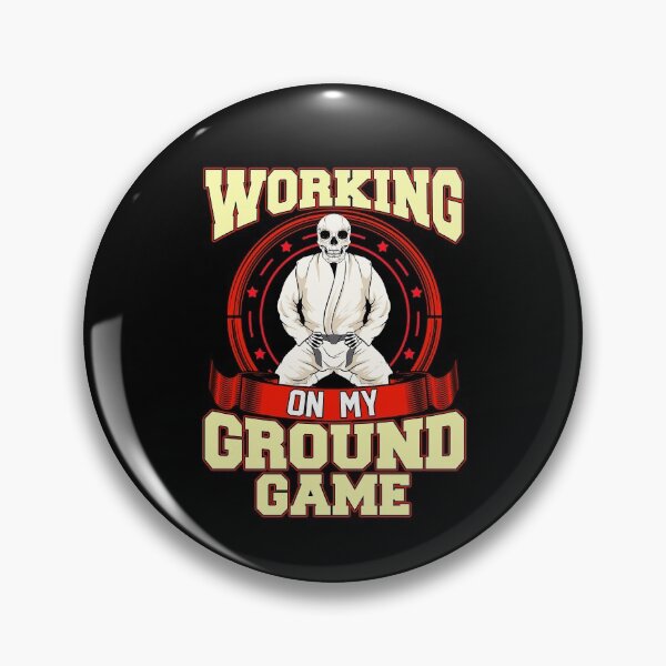 Item preview, Funny Cool Ground Game Fighter Judo Skull Fight Sports designed and sold by UniQueensShop.