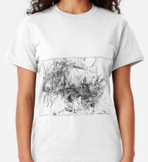 Crystal Shards Generative Art Classic T-Shirt