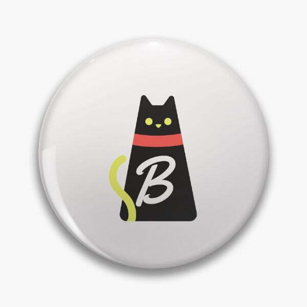 Item preview, Alphabet  initial Letter B and black,red and yellow  cat designed and sold by dygo1986.