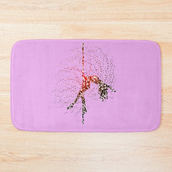 Item preview, pole dance scattered pattern of circles , red, yellow , brown , black  designed and sold by rashadat.