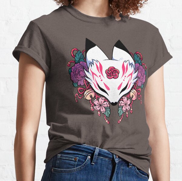 Fox Spirit Kitsune T-shirt classique
