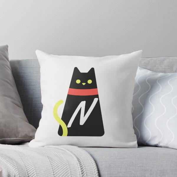 Item preview, Alphabet  initial Letter N and black,red and yellow  cat designed and sold by dygo1986.