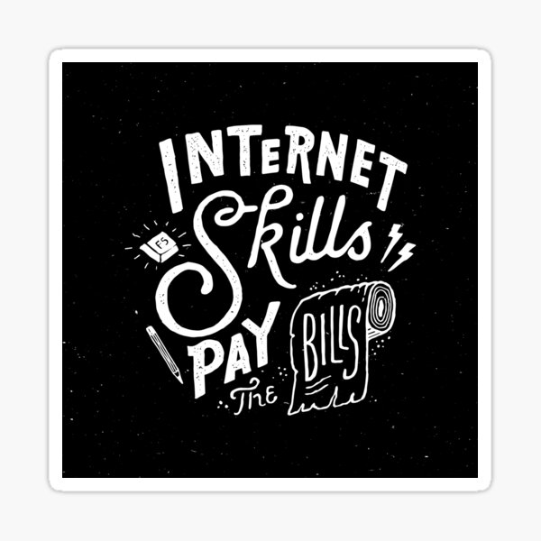 Pay the Bills Sticker