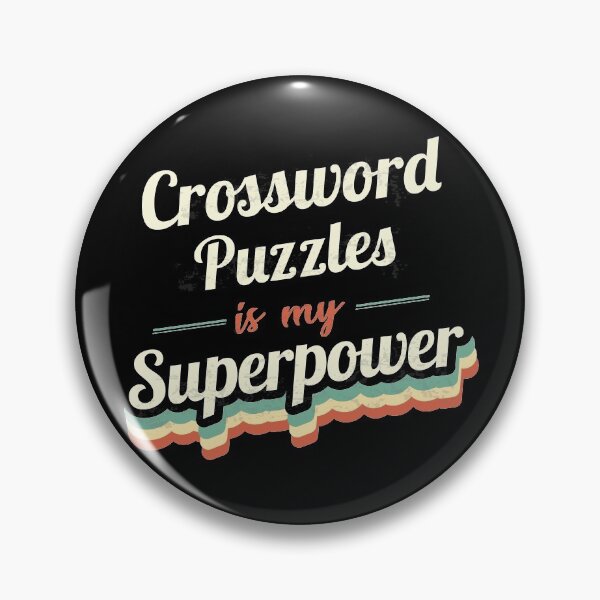 Item preview, Crossword Puzzles is my Superpower  designed and sold by Custom365.