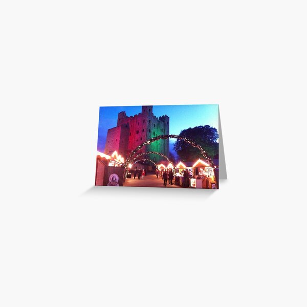 Christmas Castle Greeting Card