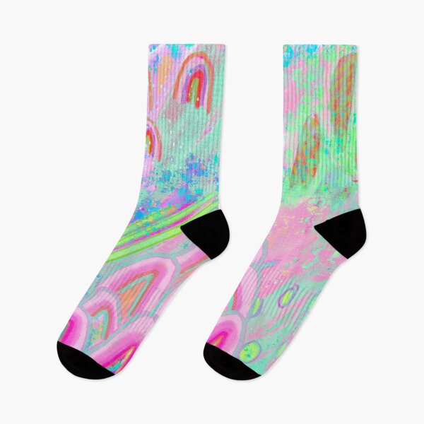 Item preview, Neon Rainbows, Neon, Rainbows, Pink Rainbows, Mint Green, Patels, Pastel Rainbows, Hot Pink Rainbows designed and sold by Clancy Rodgers.