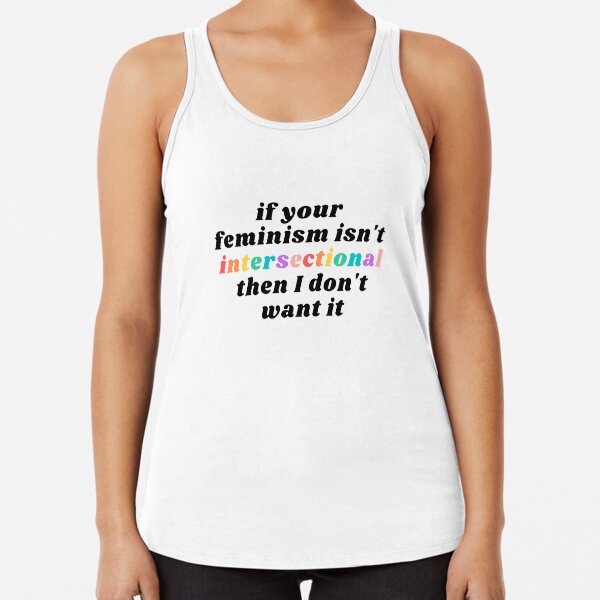 Intersectional Feminist Racerback Tank Top for Women