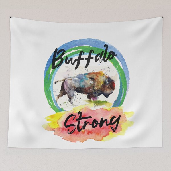 Item preview, Buffalo Strong Buffalo NY Bison  designed and sold by MissBuffalove.