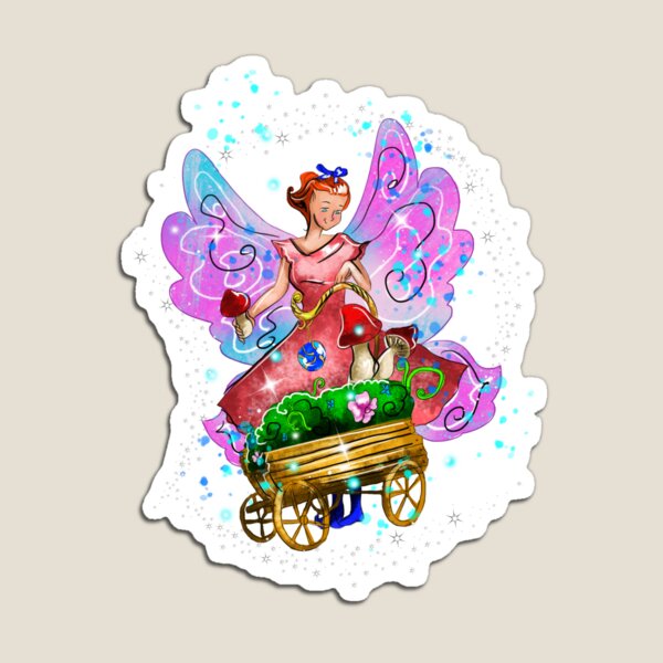 Item preview, Wagonia The Wheelbarrows and Wagons Fairy™ designed and sold by TeelieTurner.