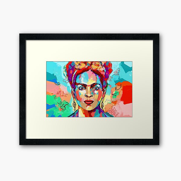 frida kahlo Lámina enmarcada