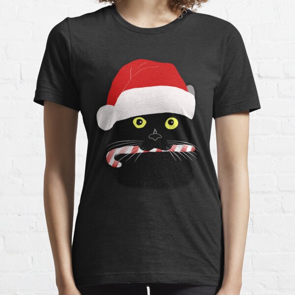 Christmas Cat Closeup Essential T-Shirt